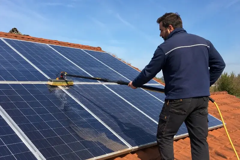 Nettoyage et entretien de panneaux solaires à Cintré